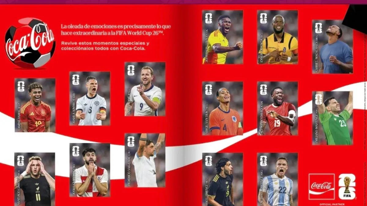 Figuritas del Mundial 2026 de Coca-Cola