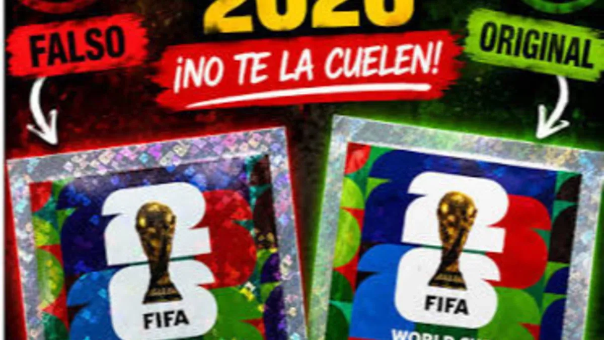 Cómo saber si un sobre o figurita del Mundial 2026 es falso