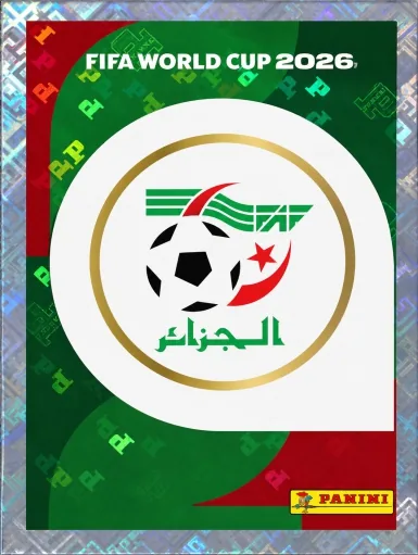 Figurita ALG-1 Escudo Argelia Mundial 2026