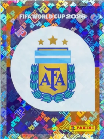 Figurita ARG-1 Escudo Argentina Mundial 2026