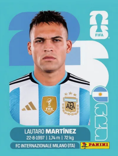 Figurita ARG-18 Lautaro Martinez Mundial 2026
