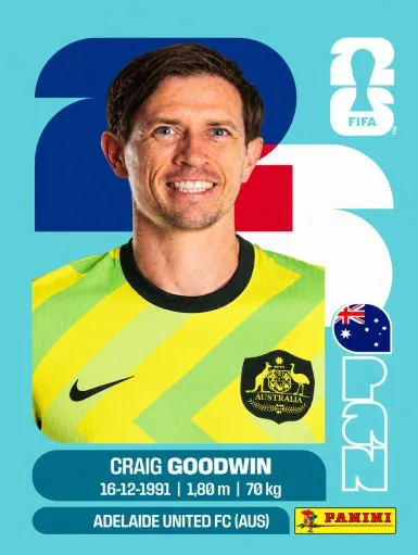 Figurita AUS-17 Craig Goodwin Mundial 2026