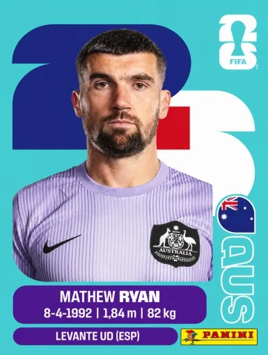 Figurita AUS-2 Mathew Ryan Mundial 2026
