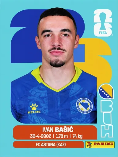 Figurita BIH-12 Ivan Basic Mundial 2026