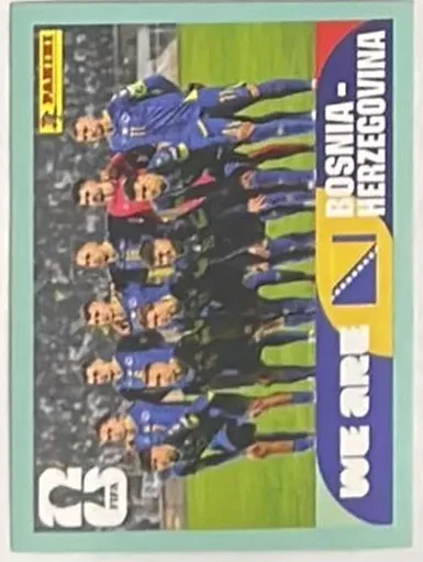 Figurita BIH-13 Plantel Bosnia y Herzegovina Mundial 2026