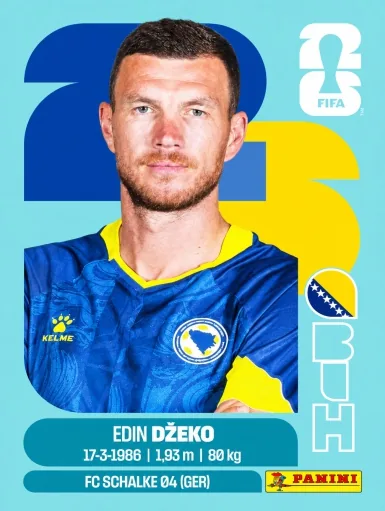Figurita BIH-18 Edin Dzeko Mundial 2026