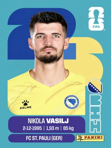 Figurita BIH-2 Nikola Vasilj Mundial 2026