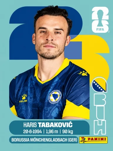 Figurita BIH-20 Haris Tabakovic Mundial 2026