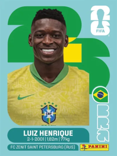 Figurita BRA-12 Luiz Henrique Mundial 2026
