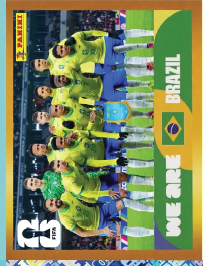 Figurita BRA-13 Plantel Brasil Mundial 2026