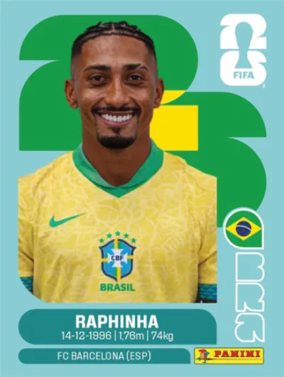Figurita BRA-19 Raphinha Mundial 2026