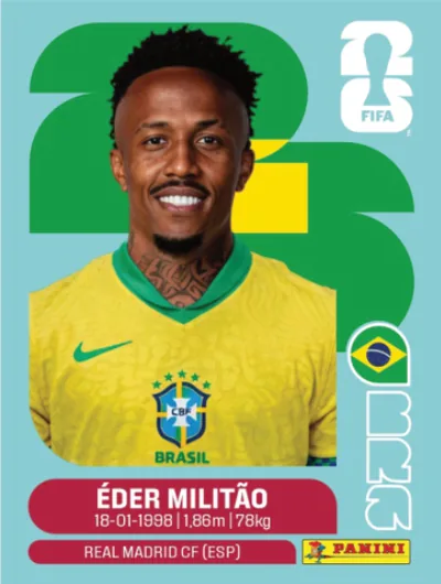 Figurita BRA-5 Éder Militão Mundial 2026