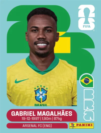 Figurita BRA-6 Gabriel Magalhães Mundial 2026