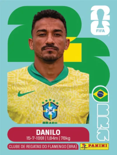 Figurita BRA-7 Danilo Mundial 2026