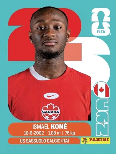 Figurita CAN-11 Ismaël Koné Mundial 2026
