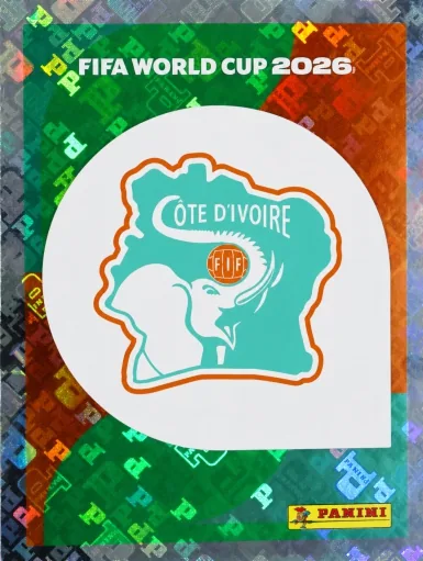 Figurita CIV-1 Escudo Costa de Marfil Mundial 2026