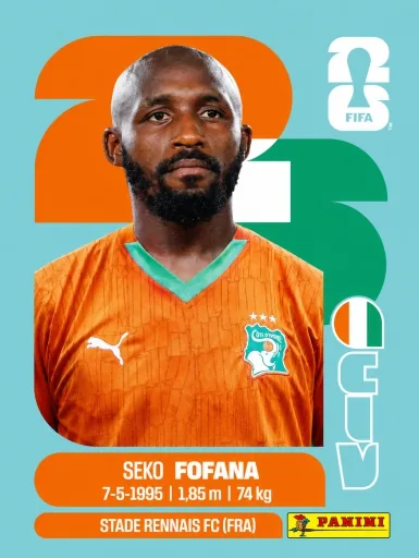 Figurita CIV-11 Seko Fofana Mundial 2026