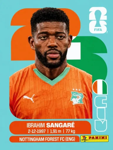 Figurita CIV-12 Ibrahim Sangare Mundial 2026