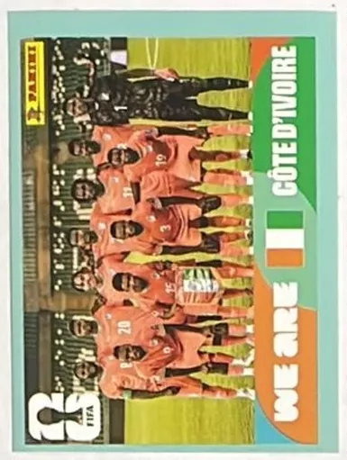 Figurita CIV-13 Plantel Costa de Marfil Mundial 2026