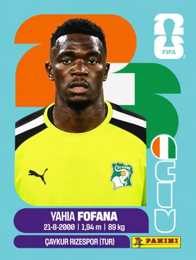 Figurita CIV-2 Yahia Fofana Mundial 2026