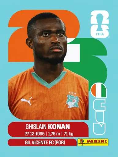Figurita CIV-3 Ghislain Konan Mundial 2026