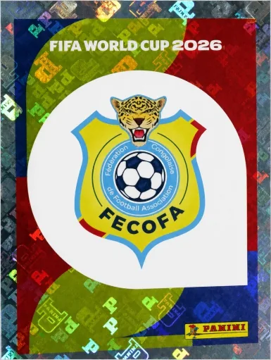 Figurita COD-1 Escudo RD del Congo Mundial 2026