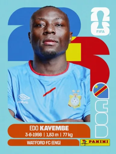 Figurita COD-10 Edo Kayembe Mundial 2026