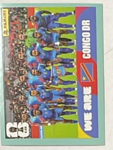 Figurita COD-13 Plantel RD del Congo Mundial 2026