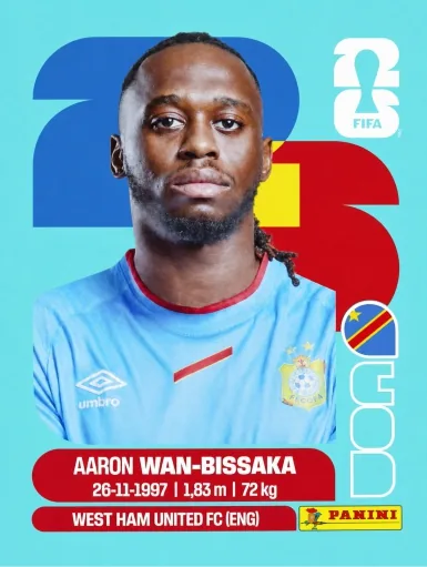 Figurita COD-3 Aaron Wan-Bissaka Mundial 2026