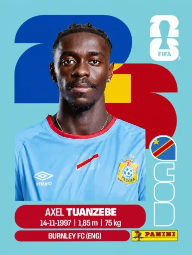 Figurita COD-4 Axel Tuanzebe Mundial 2026