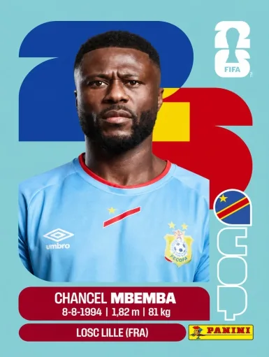 Figurita COD-6 Chancel Mbemba Mundial 2026