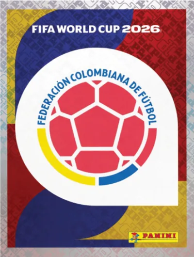Figurita COL-1 Escudo Colombia Mundial 2026