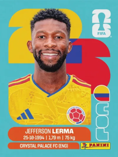 Figurita COL-10 Jefferson Lerma Mundial 2026