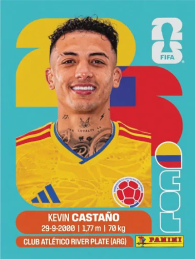 Figurita COL-11 Kevin Castaño Mundial 2026