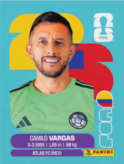Figurita COL-2 Camilo Vargas Mundial 2026