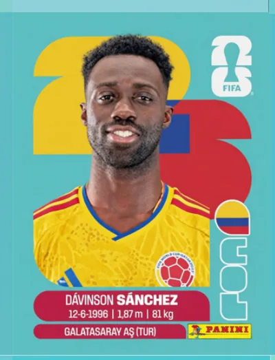 Figurita COL-4 Dávinson Sánchez Mundial 2026