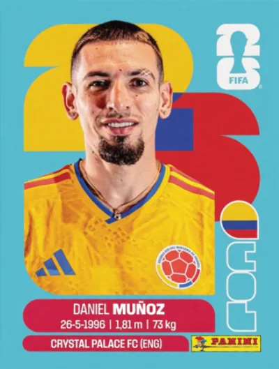 Figurita COL-6 Daniel Munoz Mundial 2026