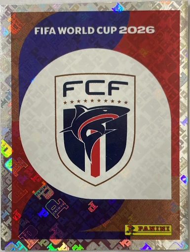 Figurita CPV-1 Escudo Cabo Verde Mundial 2026