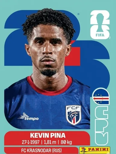 Figurita CPV-10 Kevin Pina Mundial 2026