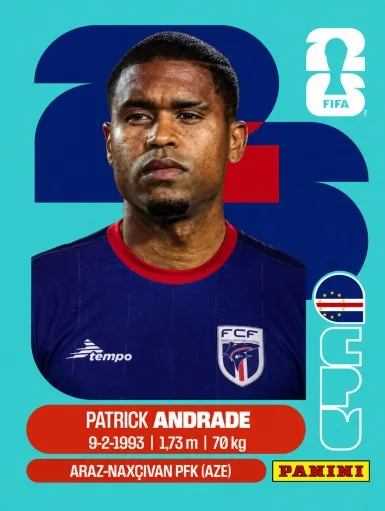 Figurita CPV-11 Patrick Andrade Mundial 2026