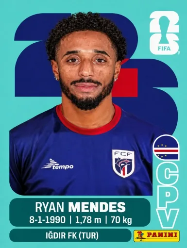 Figurita CPV-17 Ryan Mendes Mundial 2026