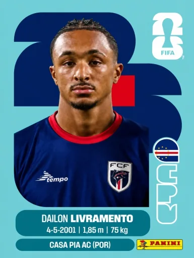 Figurita CPV-18 Dailon Livramento Mundial 2026