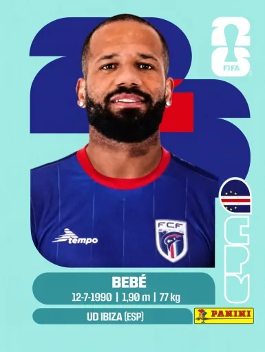 Figurita CPV-20 Bebe Mundial 2026