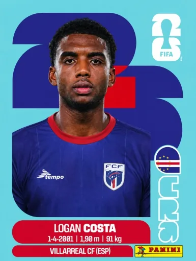Figurita CPV-3 Logan Costa Mundial 2026
