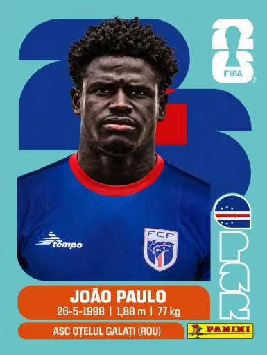 Figurita CPV-8 Joao Paulo Mundial 2026