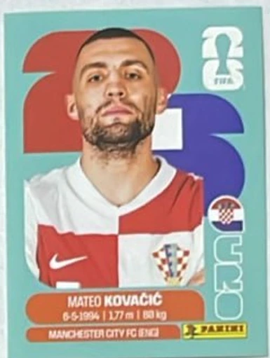 Figurita CRO-10 Mateo Kovacic Mundial 2026