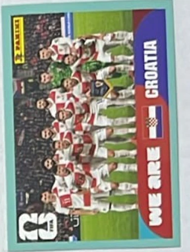 Figurita CRO-13 Plantel Croacia Mundial 2026