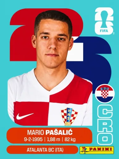 Figurita CRO-14 Mario Pasalic Mundial 2026