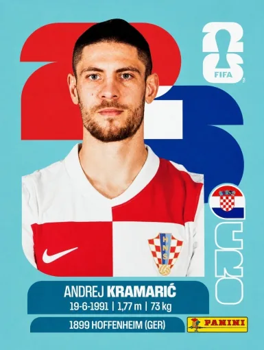 Figurita CRO-19 Andrej Kramari? Mundial 2026