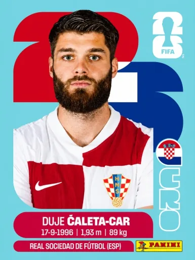 Figurita CRO-3 Duje Caleta-Car Mundial 2026